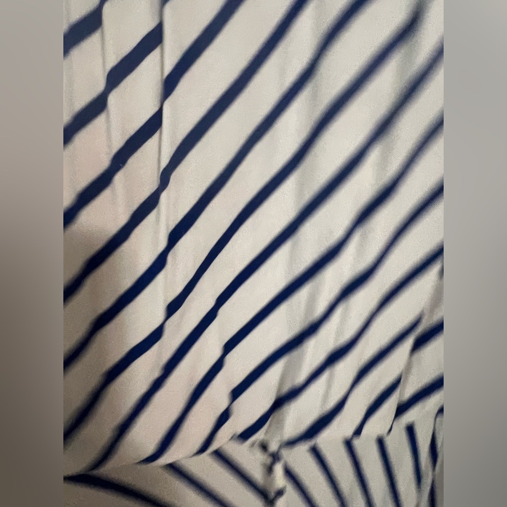 Calvin Klein Navy Striped Sleeveless Maxi Dress - Picture 3 of 3